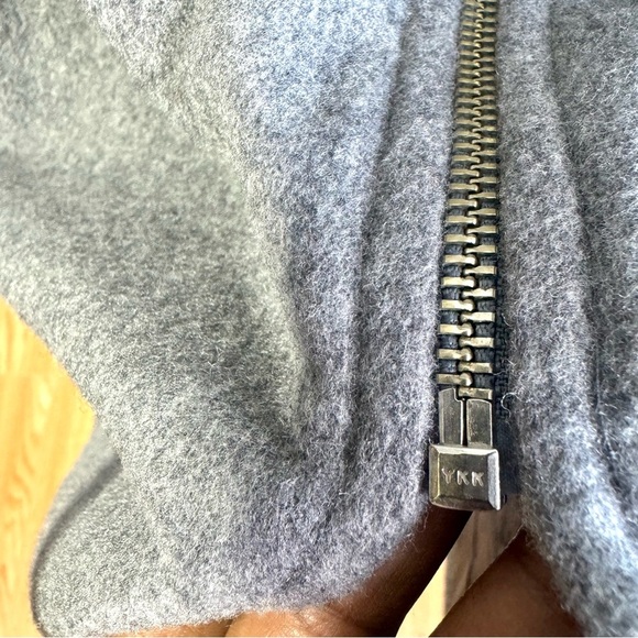 LOUBEN GREY CASHMERE AND WOOL JACKET MADE IN CANADA WOMAN SIZE 12 - Picture 11 of 17